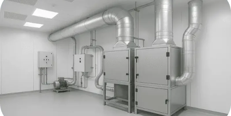Industrial HVAC Ducting an Ventilation